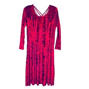 Crushed Velvet Dress